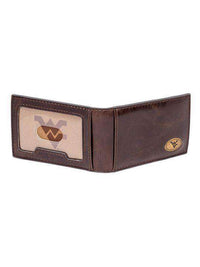 West Virginia Mountaineers Legacy Flip Bifold Front Pocket Wallet by Jack Mason - Country Club Prep