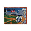 Yankee Stadium Scene Needlepoint Wallet by Smathers & Branson - Country Club Prep