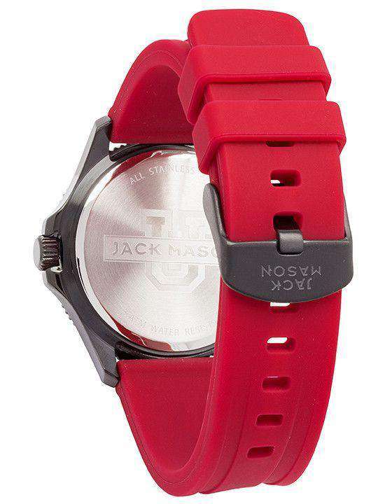 Alabama Crimson Tide Men's Silicone Strap Watch by Jack Mason - Country Club Prep