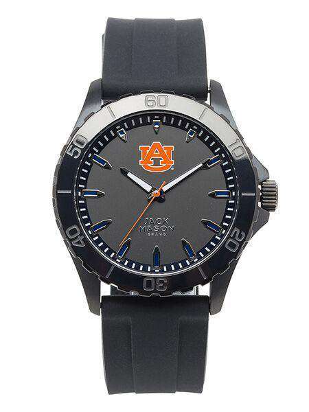 Auburn Tigers Men's Blackout Silicone Strap Watch by Jack Mason - Country Club Prep