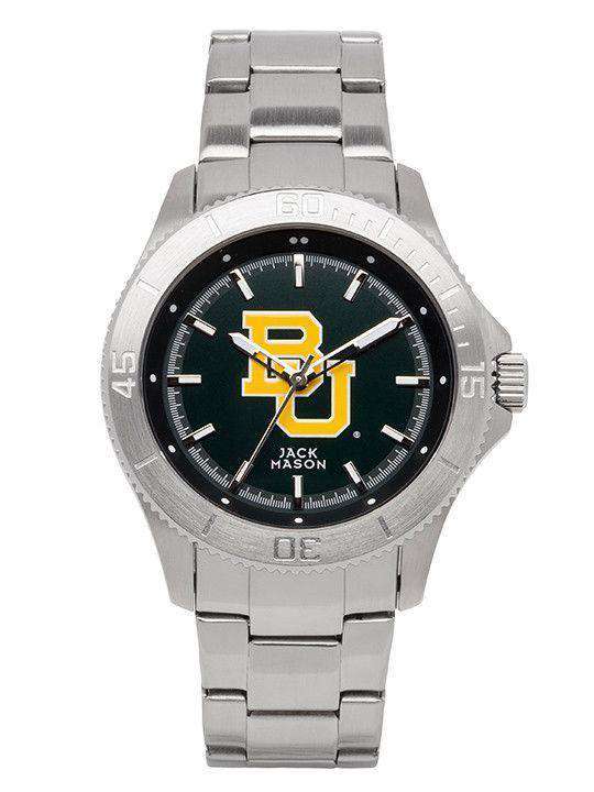 Baylor Bears Sport Bracelet Team Color Dial Watch by Jack Mason - Country Club Prep