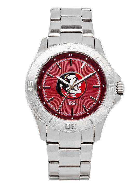 Florida State Seminoles Sport Bracelet Team Color Dial Watch by Jack Mason - Country Club Prep