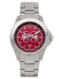 Mississippi State Bulldogs Sport Bracelet Team Color Dial Watch by Jack Mason - Country Club Prep
