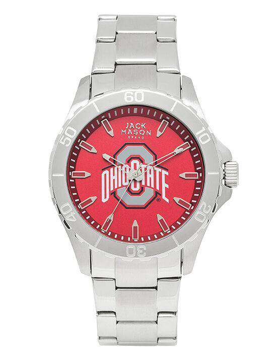 Ohio State Buckeyes Sport Bracelet Team Color Dial Watch by Jack Mason - Country Club Prep