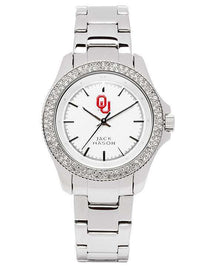Oklahoma Sooners Ladies Glitz Sport Bracelet Watch by Jack Mason - Country Club Prep