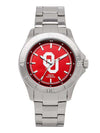 Oklahoma Sooners Sport Bracelet Team Color Dial Watch by Jack Mason - Country Club Prep