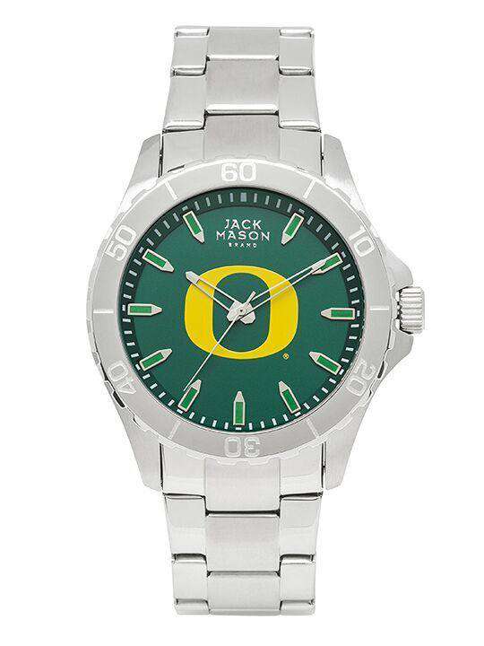 Oregon Ducks Sport Bracelet Team Color Dial Watch by Jack Mason - Country Club Prep