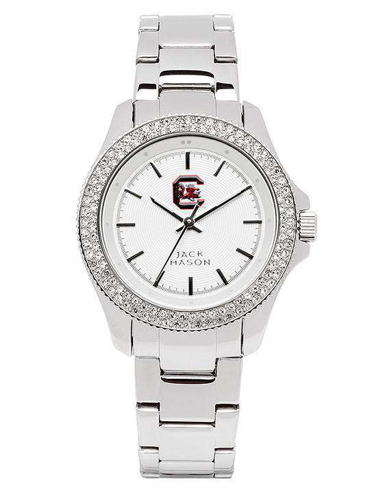 South Carolina Gamecocks Ladies Glitz Sport Bracelet Watch by Jack Mason - Country Club Prep