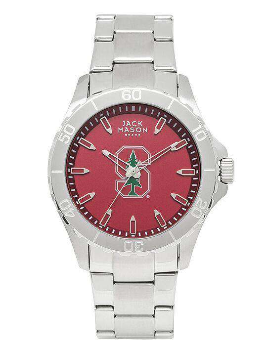Stanford Cardinals Sport Bracelet Team Color Dial Watch by Jack Mason - Country Club Prep