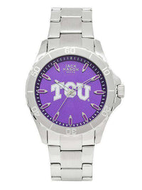 TCU Horned Frogs Sport Bracelet Team Color Dial Watch by Jack Mason - Country Club Prep