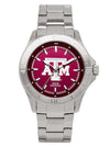 Texas A&M Aggies Sport Bracelet Team Color Dial Watch by Jack Mason - Country Club Prep