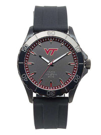 Virginia Tech Hokies Men's Blackout Silicone Strap Watch by Jack Mason - Country Club Prep