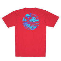 Rayz'd and Confused Simple Pocket Tee in Bright Red by Waters Bluff - Country Club Prep