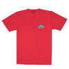 Rayz'd and Confused Simple Pocket Tee in Bright Red by Waters Bluff - Country Club Prep