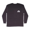 Midnight Tower Long Sleeve Tee in Charcoal by Waters Bluff - Country Club Prep