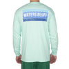 Wave Long Sleeve Tee Shirt in Island Reef by Waters Bluff - Country Club Prep