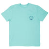 Paddler Tee Shirt in Island Reef Green by Waters Bluff - Country Club Prep