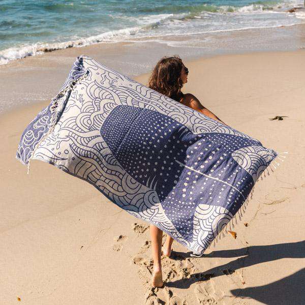 Whale Shark Towel by Sand Cloud - Country Club Prep