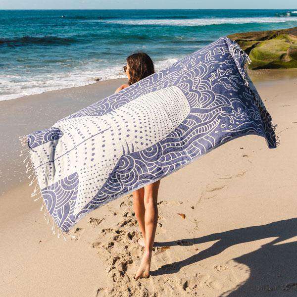 Whale Shark Towel by Sand Cloud - Country Club Prep
