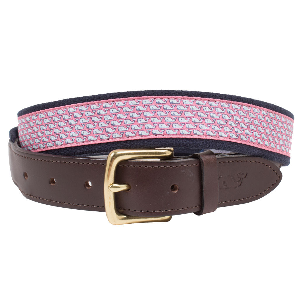 Whale Canvas Club Belt by Vineyard Vines – Country Club Prep display picture 1
