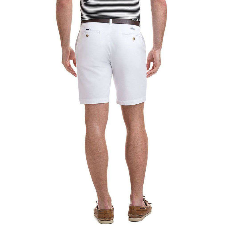 9 Inch Stretch Breaker Shorts in White Cap by Vineyard Vines - Country Club Prep