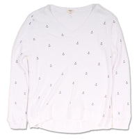 Anchor Waffle Long Sleeve Top by True Grit ( Dylan) - Country Club Prep