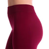 Ultra-Soft Seamless Fleece Lined Leggings in Wine - Country Club Prep