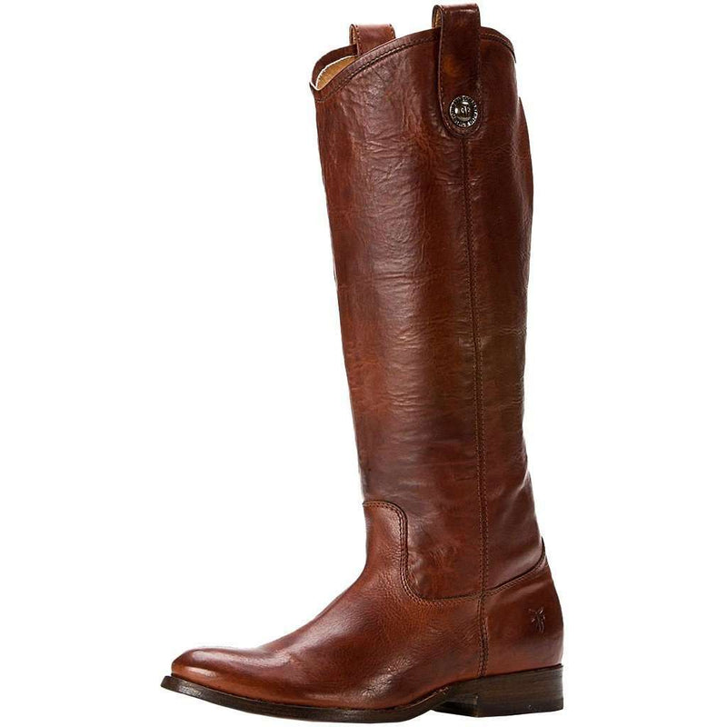 Melissa Button Boot in Cognac by The Frye Company - Country Club Prep