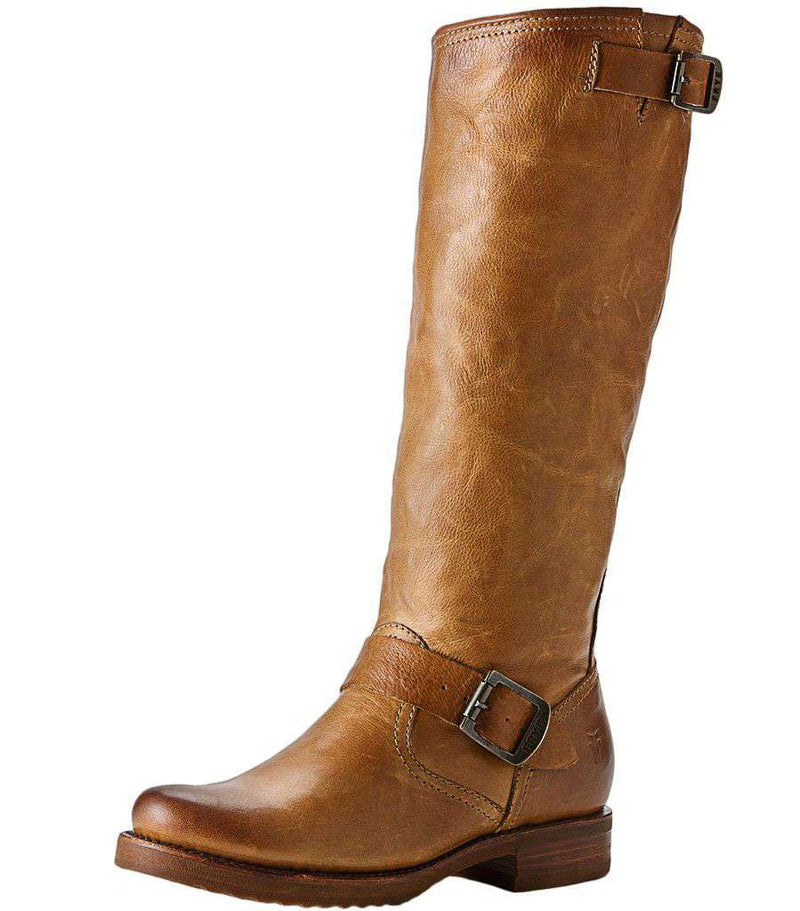 Veronica Slouch Boot in Camel by The Frye Company – Country Club Prep