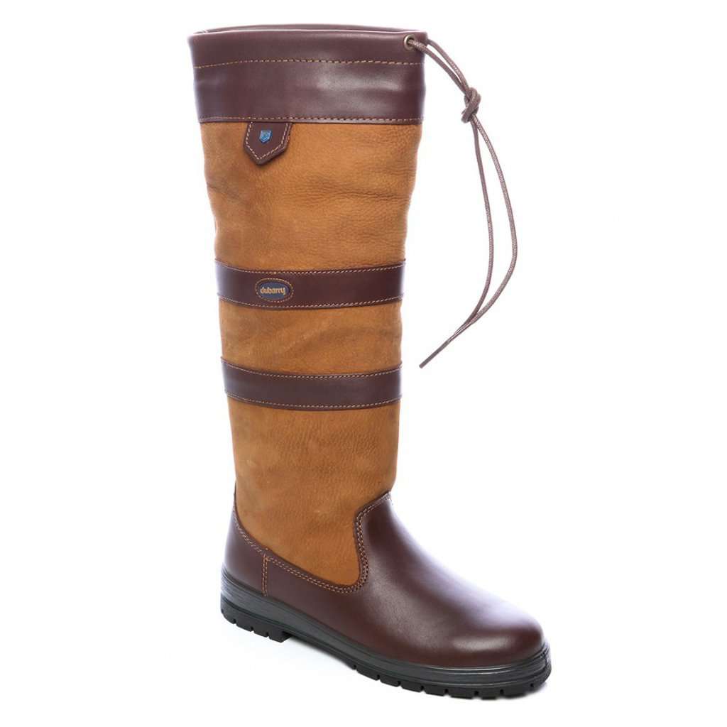 Dubarry of Ireland Brown and Tan Leather Boots Galway Ladies Country Boot - Walnut main image 4