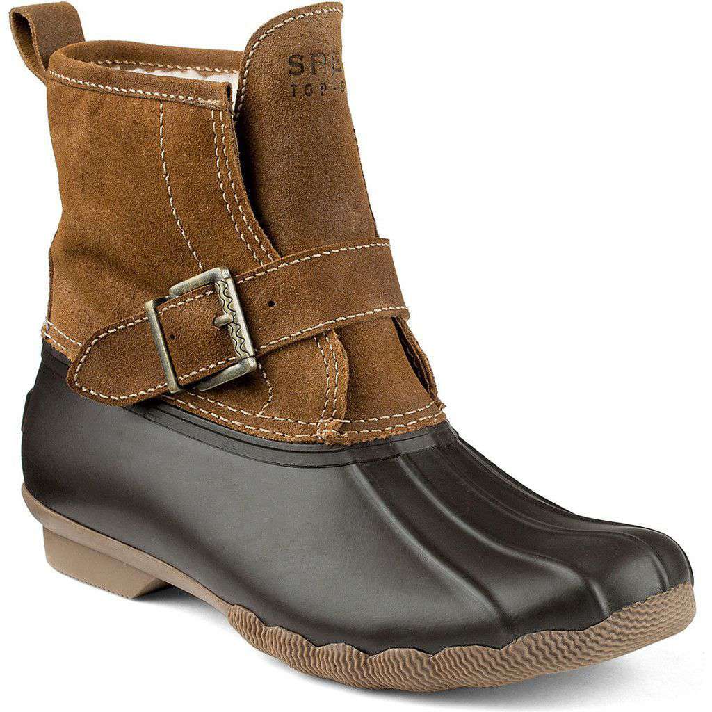 Women's RIP Water Duck Boot in Tan/Brown by Sperry - Country Club Prep