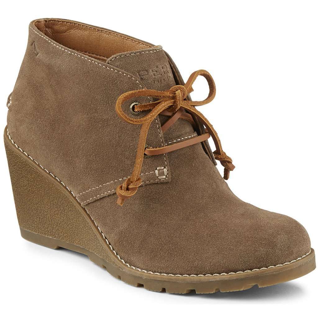 Women's Stella Prow Bootie in Taupe by Sperry - Country Club Prep