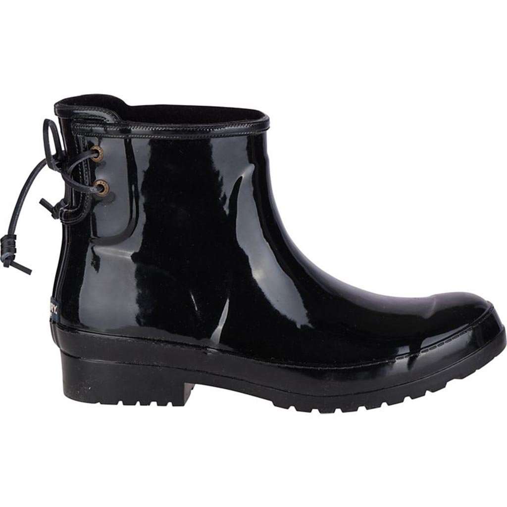 Sperry Women's Walker Turf Rain Boot Black – Country Club Prep