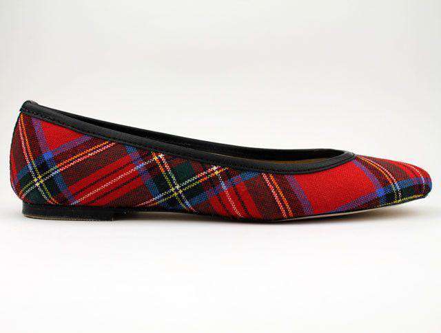 Ballet Flat in Royal Stewart Tartan Plaid by Eliza B.-6.5 - Country Club Prep