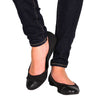 Bree Stretch Flat in Black by Jack Rogers - Country Club Prep