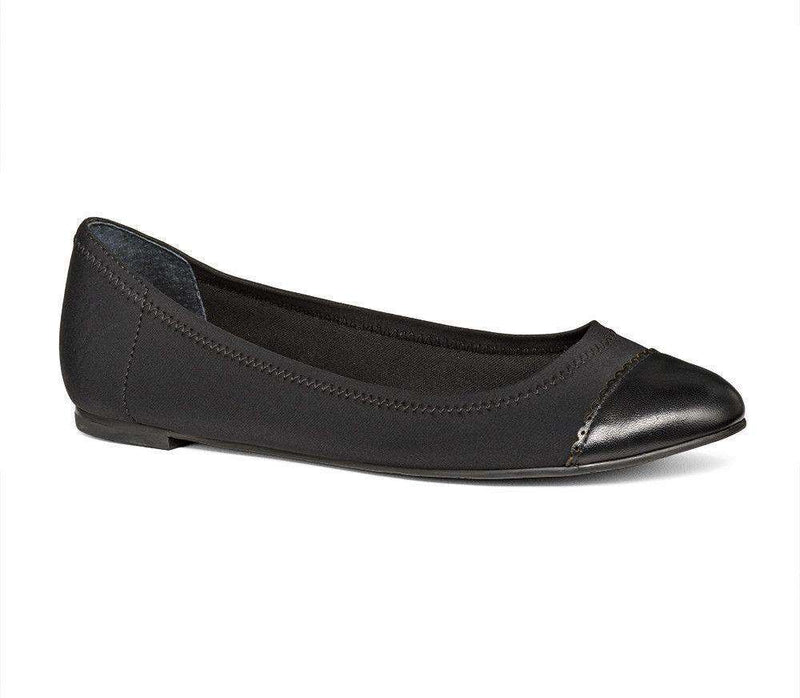 Bree Stretch Flat in Black by Jack Rogers - Country Club Prep