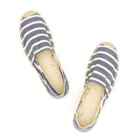 Classic Stripe Espadrille in Navy and White by Soludos - Country Club Prep