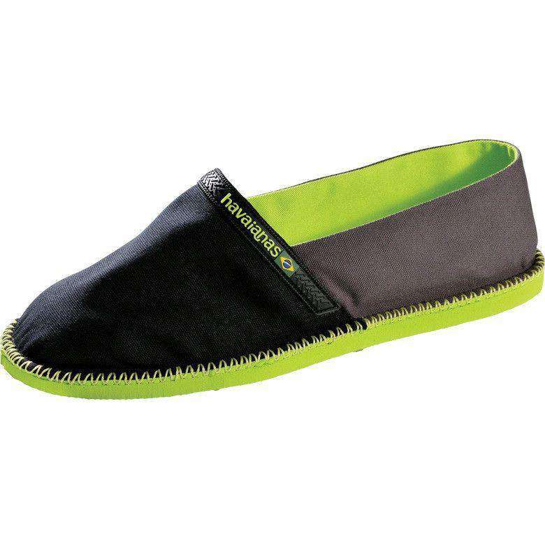 Origine Espadrilles in Black and Dark Grey by Havaianas - Country Club Prep