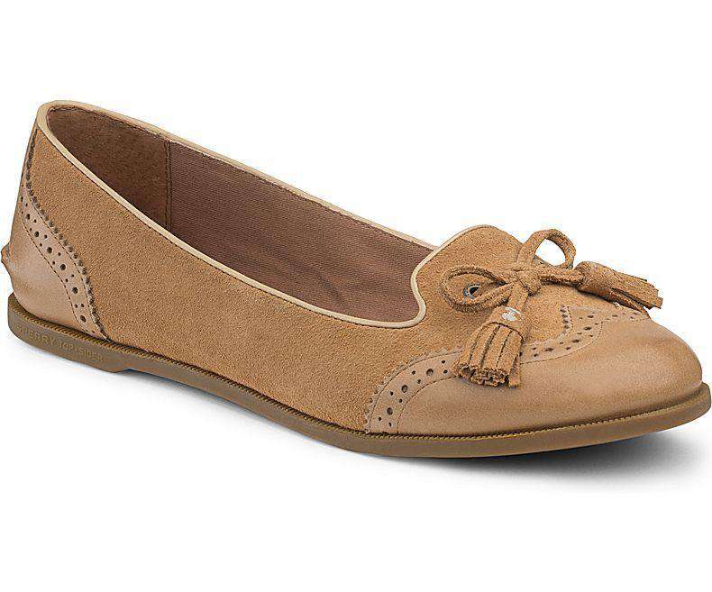 Women's Harper Smoking Slipper in Cognac by Sperry - Country Club Prep