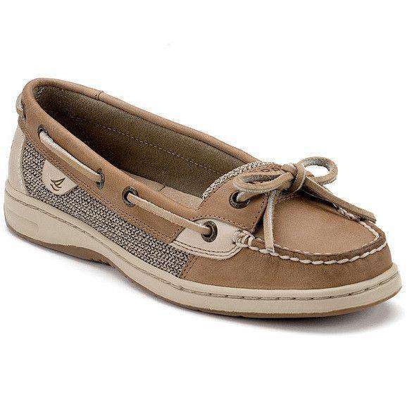 Women's Angelfish Slip-On Boat Shoe in Linen Oat by Sperry - Country Club Prep