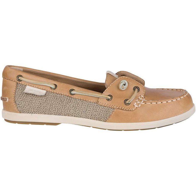 Women's Coil Ivy Boat Shoe in Tan by Sperry - Country Club Prep