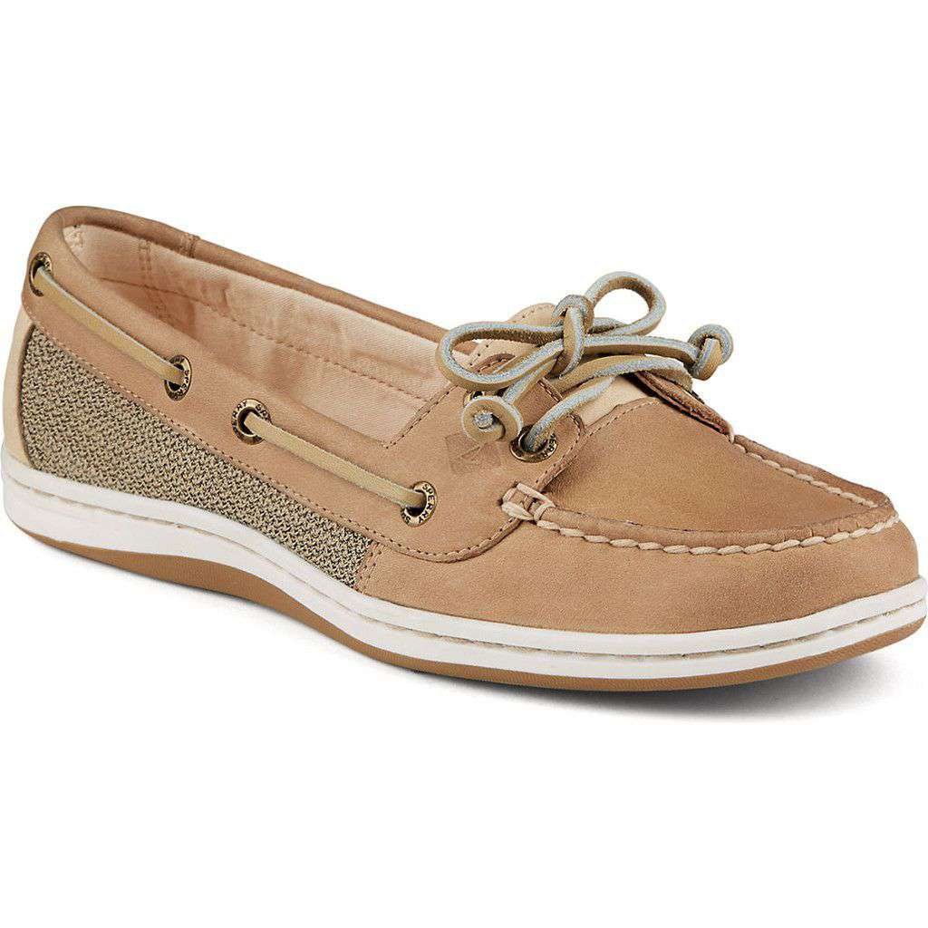 Women's Firefish Boat Shoe in Linen Oat by Sperry - Country Club Prep