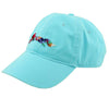 Country Club Prep "Longshanks" Needlepoint Hat in Glacier Blue by Smathers & Branson - Country Club Prep