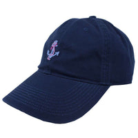 Delta Gamma Needlepoint Hat in Navy by Smathers & Branson - Country Club Prep