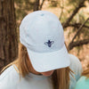 Logo Hat in Mint Seersucker by Lily Grace - Country Club Prep