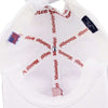 Mississippi Seersucker Hat in White with Red by Lauren James - Country Club Prep