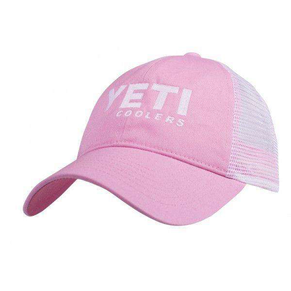 Trucker Hat in Pink by YETI - Country Club Prep