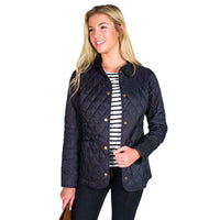 Annandale Quilted Jacket in Navy by Barbour - Country Club Prep