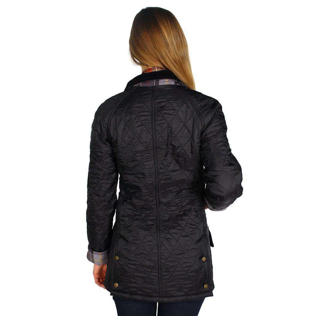 Beadnell Polarquilt Jacket in Black by Barbour - Country Club Prep