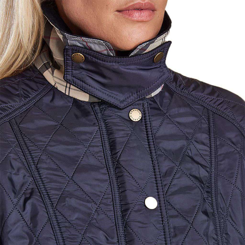 Beadnell Polarquilt Jacket in Navy by Barbour - Country Club Prep